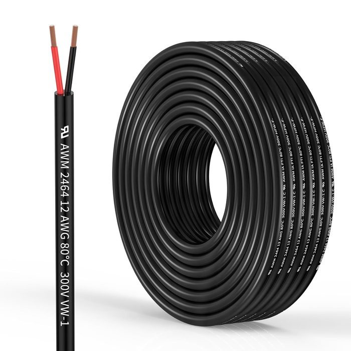 12 AWG 2-Conductor Electrical Wire Cable