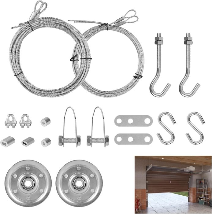 Garage Door Extension Spring Cable Replacement 6 Wide