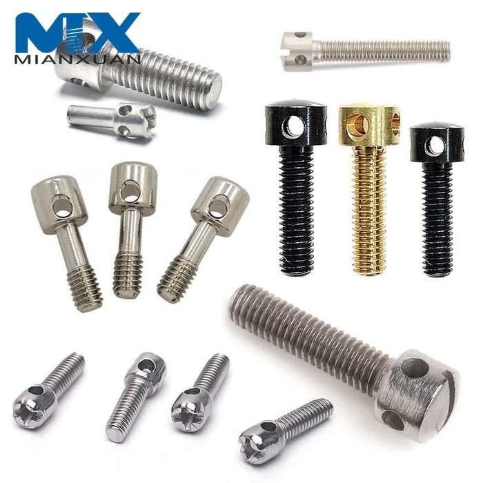 Slotted Capstan Screws DIN 404 with Nut