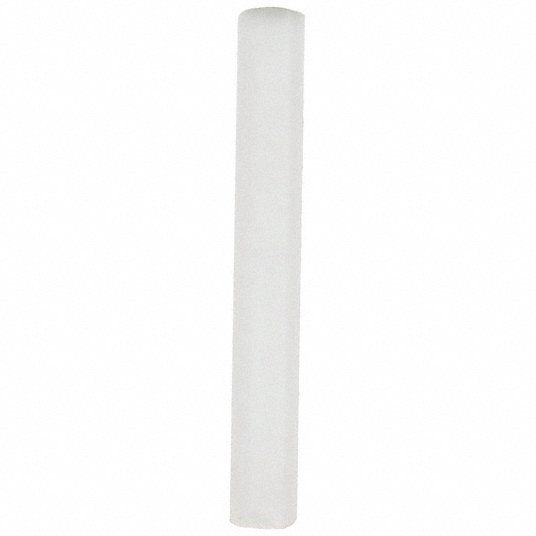 Dowel Pin, Acetal, 3/32 in Dia, 0.5 in L