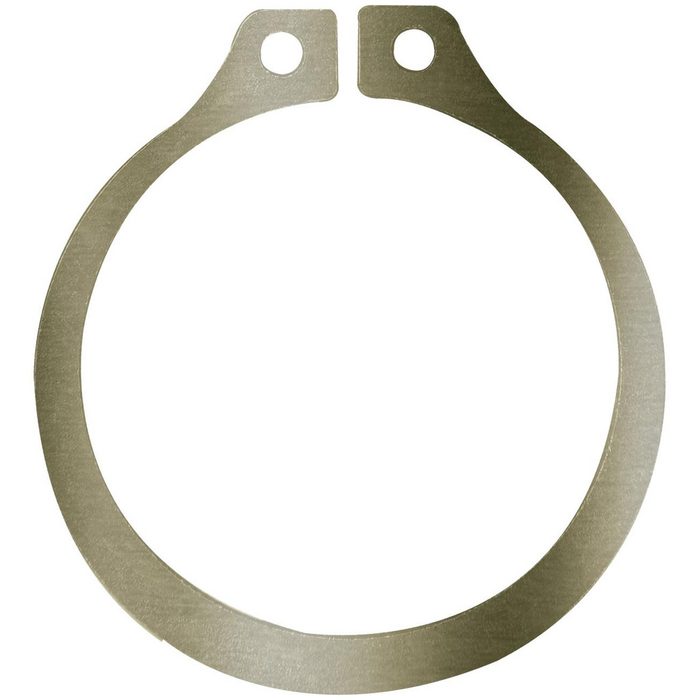 External Snap Retaining Ring: 1.886" Groove Dia, 2" Shaft Dia