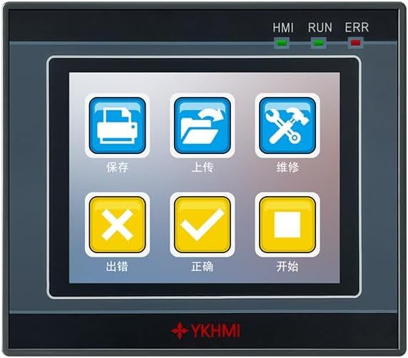 Integrated Programmable Logic Controller with HMI, 2.8 Inch Touch Screen TFT LCD Display, 7 Input 5 Relay Output, 4 Transistor Output