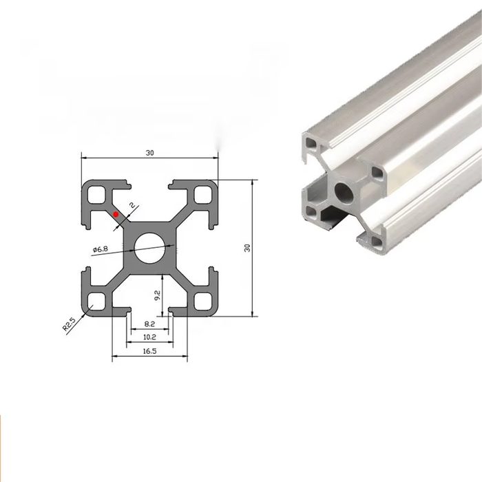 T Slot Aluminum Extrusion 15 Series 8 Hole Joining Plate