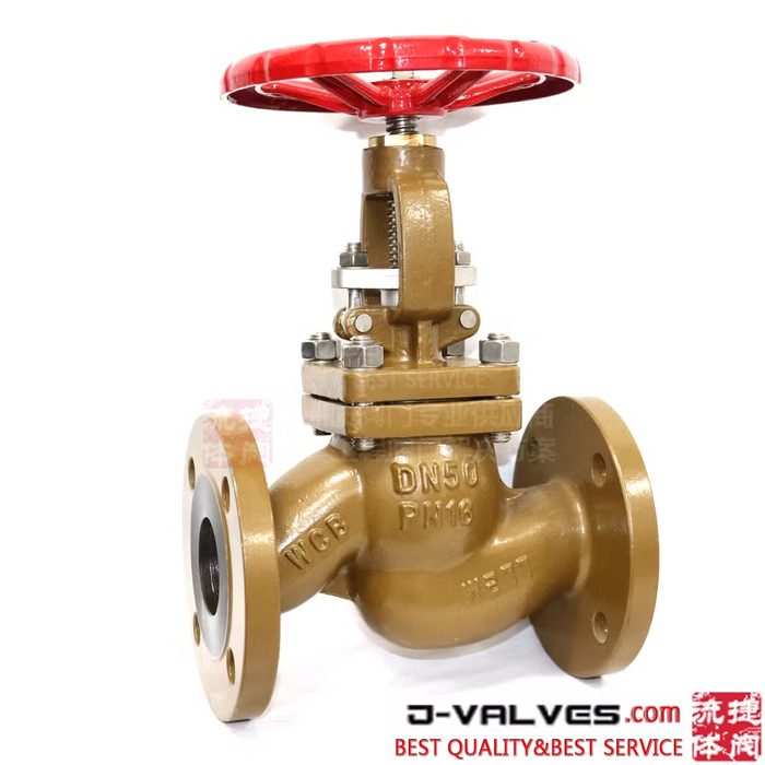 DN50 Pn16 Flanged Manual Cast Steel Globe Valve