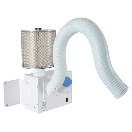 Bench Mount Recirculation Fume Extractor, Two-Stage