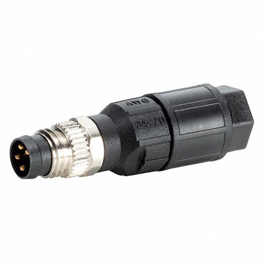 A Coded 4 Pin M8 Circular Connector