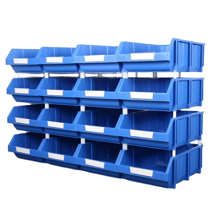 Industrial Plastic Storage Organizer Shelf Bins