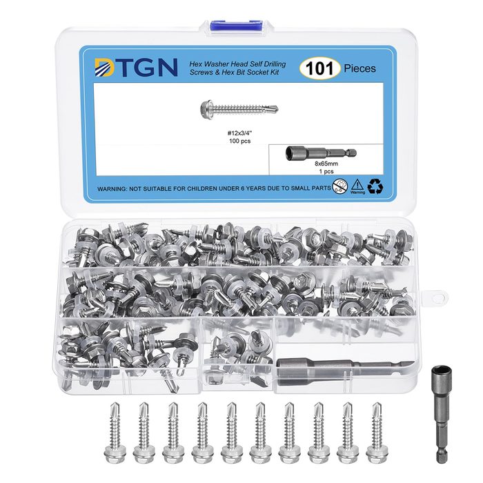 Hex Head Self-Tapping Screw Kit
