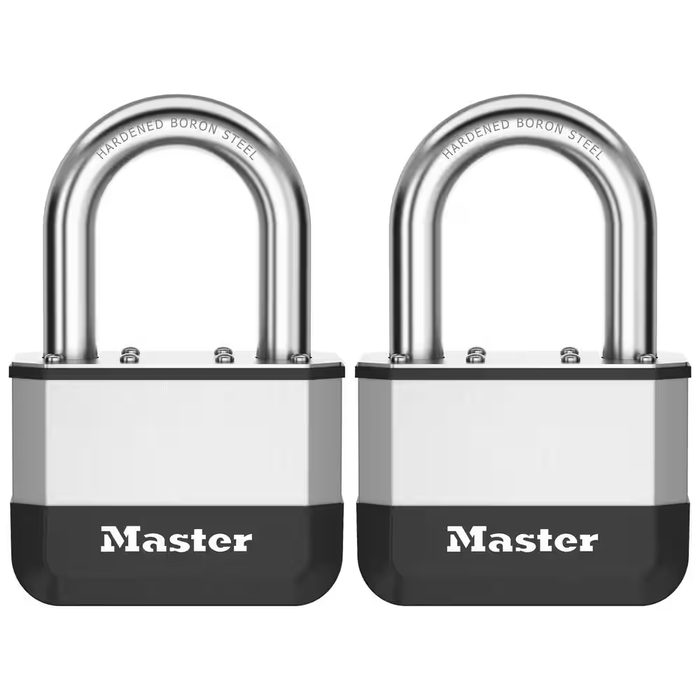 Heavy Duty Lock with Hardened Boron Steel Shackle