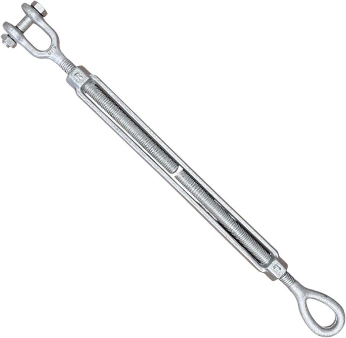 Drop Forged/Hot Dipped Galvanized Steel Eye Jaw Turnbuckle