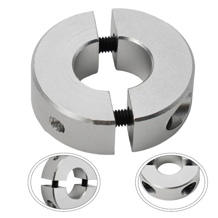 Clamp Collar Double Split Inside Diameter Shaft Collar Clamp Type Zinc Plated Black Oxide Finish