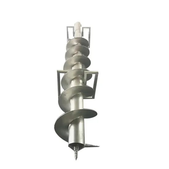 HDG Steel Screw Helical Shaft for Digging Ground Soil