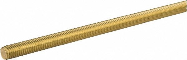General-Purpose Acme Threaded Rod: #10-32, Plain & Oil Finish
