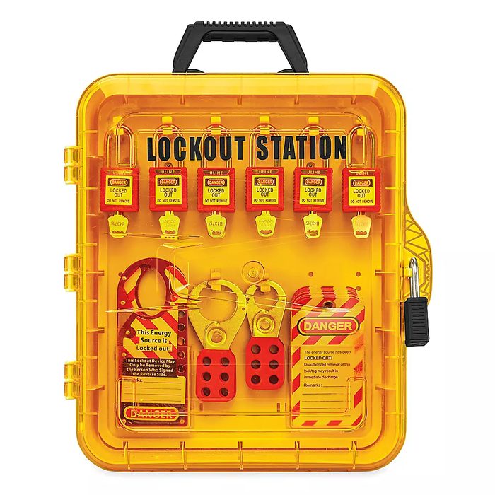 Portable Lockout/Tagout Station - 12-Lock