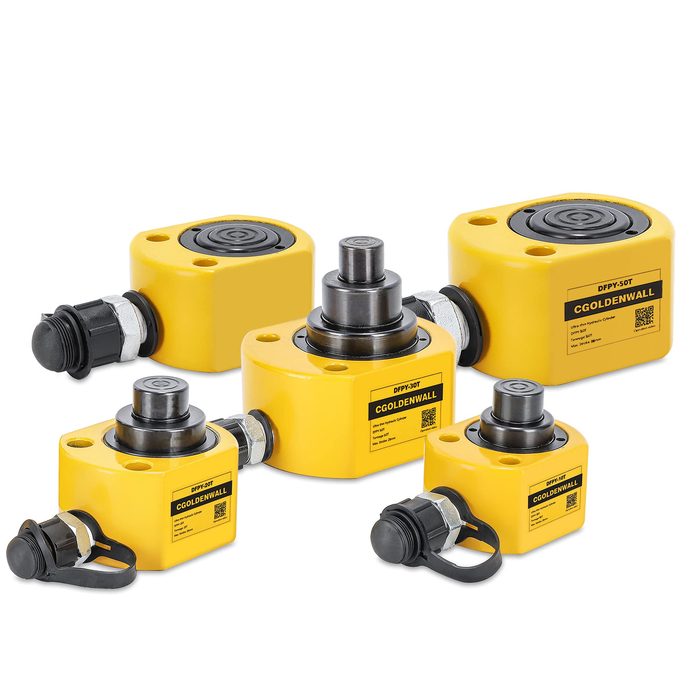 Ultra-thin 10T Hydraulic Ram Jack Multi-Section, 26mm Stroke