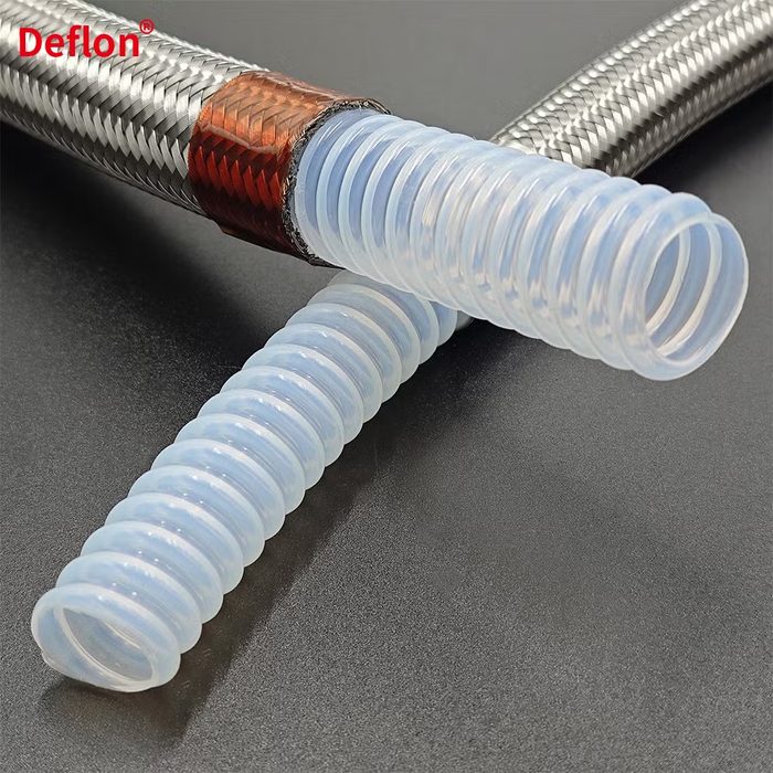 PTFE Braided Hose with Stainless Steel Wire Braided Sleeve