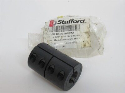 1-Piece Clamp-Type Coupling/Keyway, 5/8 in x 5/8 in