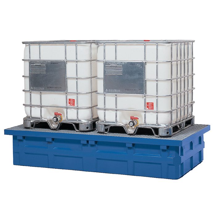 Covered IBC Spill Pallets