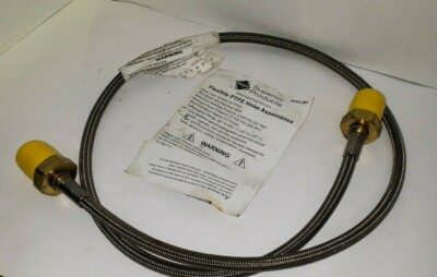 Flexible PTFE Hose Assembly, 1/4 inch, 3000 PSI