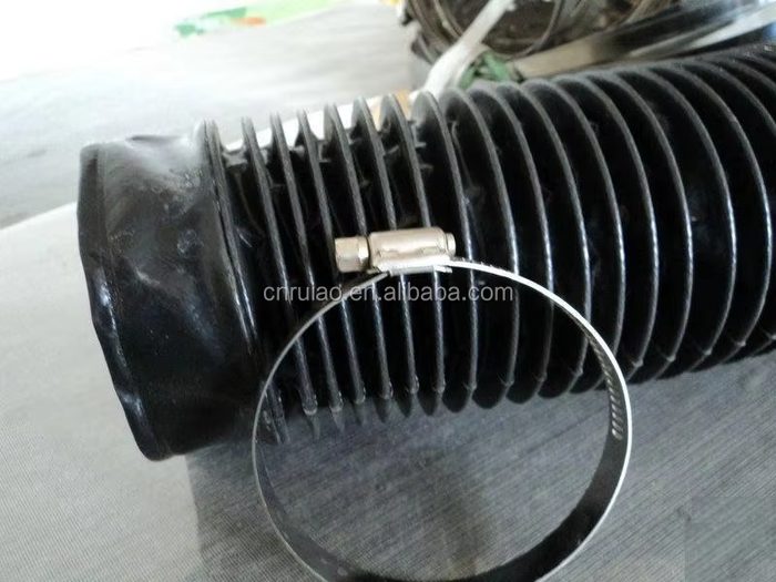 Piston Rod with Rubber Hoses & Zipper