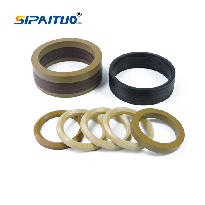Hydraulic Fabric Reinforced V-Ring Seal Kit Piston Rod