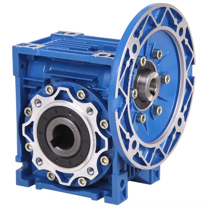 Worm Gear Speed Reducer, 175 rpm, 10:1 Ratio, 1.97" Cd, 56C, Universal Hollow Bore