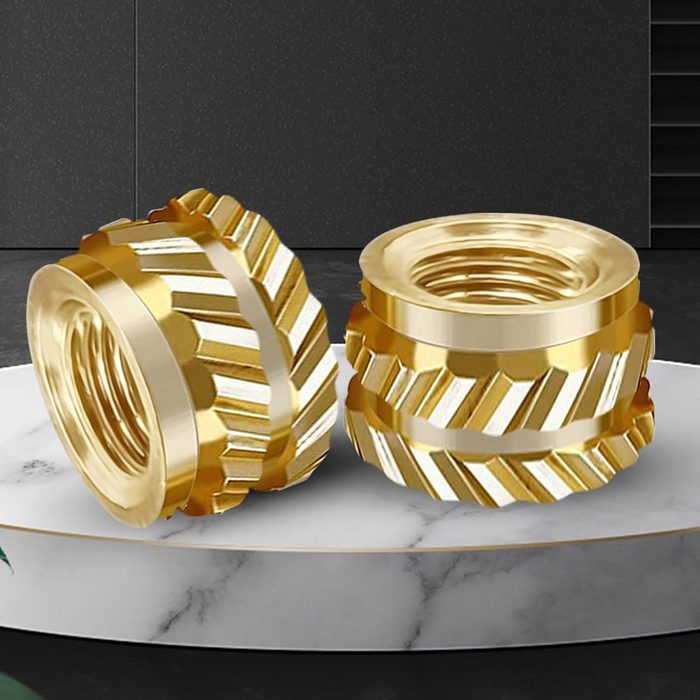 Knurled Brass Threaded Insert