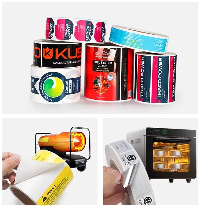 Customizable Removable Labels with Adhesive