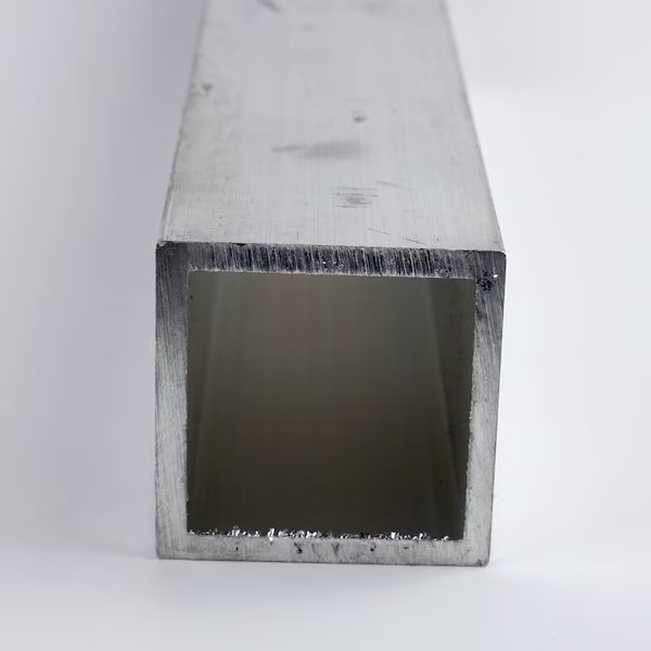 6061 Aluminum Square Tube, T6, Extruded, 1-1/2in Outside Height x 1/4in Wall x 1-1/2in Outside Width