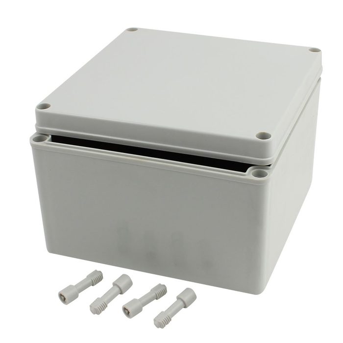 Plastic Dustproof IP65 Junction Box, 200 x 200 x 130 mm