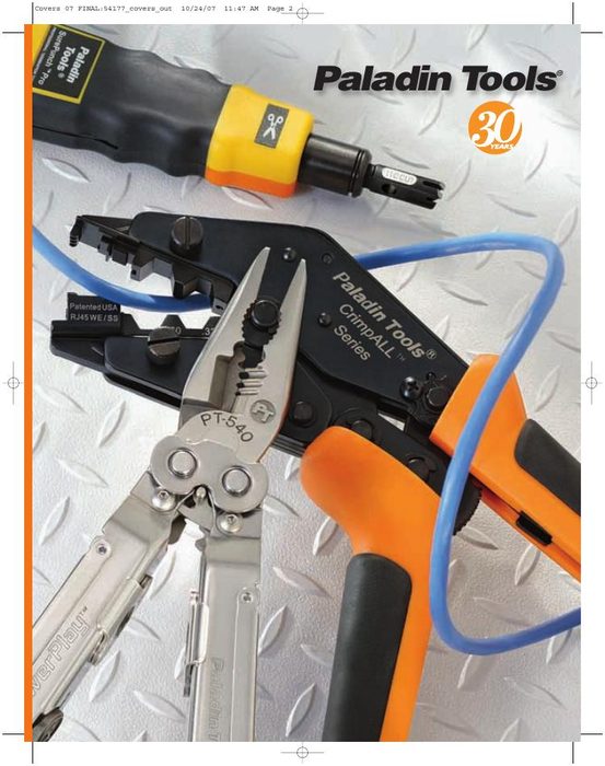 First page of Paladin Tools®
