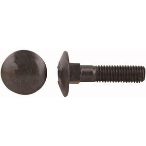 M12-1.75 x 35mm DIN 603 Class 8.8 Steel Plain Carriage Bolt
