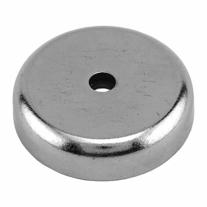 Rare Earth Magnet, 1 1/2 in Outside Dia
