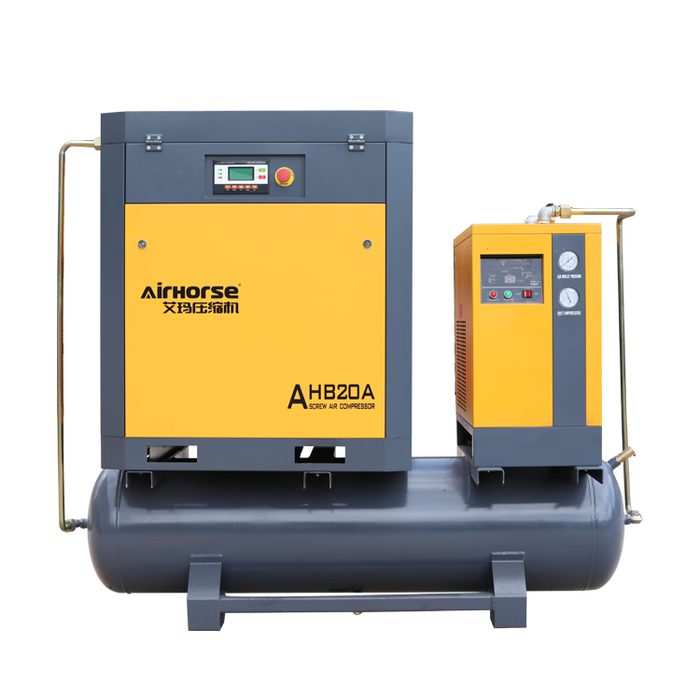 15kw Heavy Duty Electric Screw Air Compressor with Dryer Tank