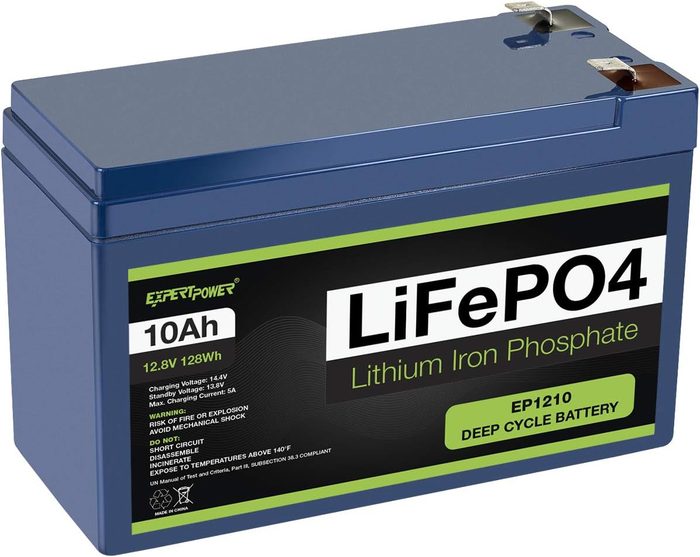 12V 10Ah Lithium Battery