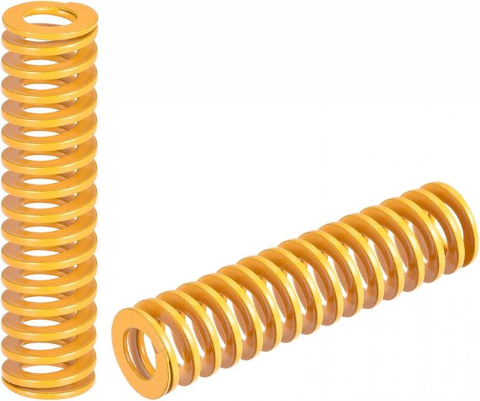 Yellow long light load spiral stamping Die Spring