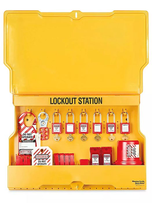 Lockout/Tagout Wall Mount Station - Electrical
