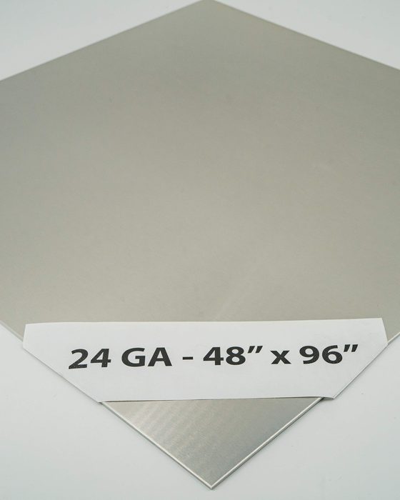 430 Stainless Steel Sheet, 24 GA, 4x8