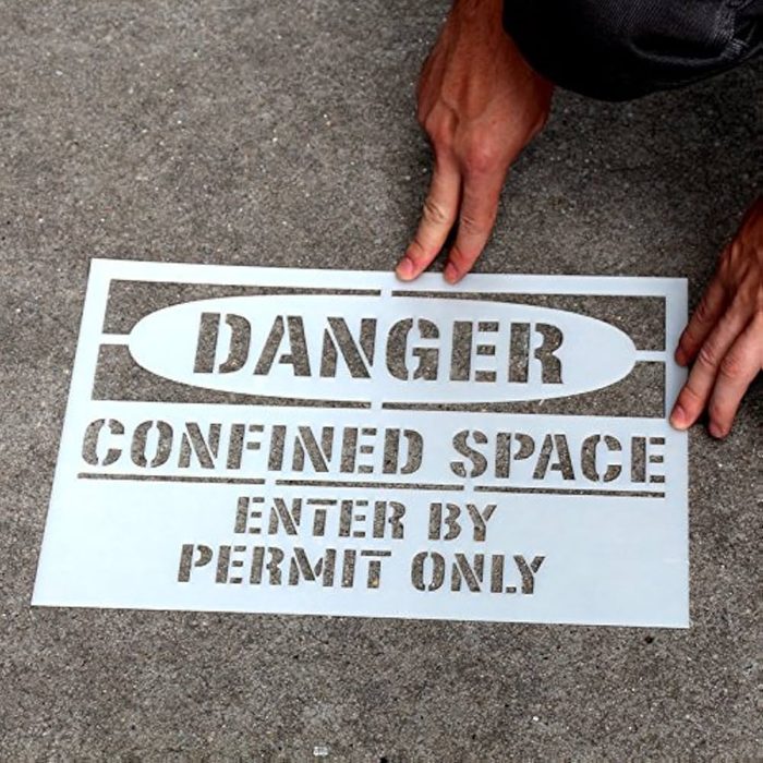 Danger, Permit Required Confined Space Lockout Decal