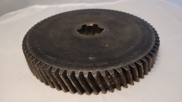 70T LH Helical Gear, 1-1/8" Arbor, 6-3/8" OD