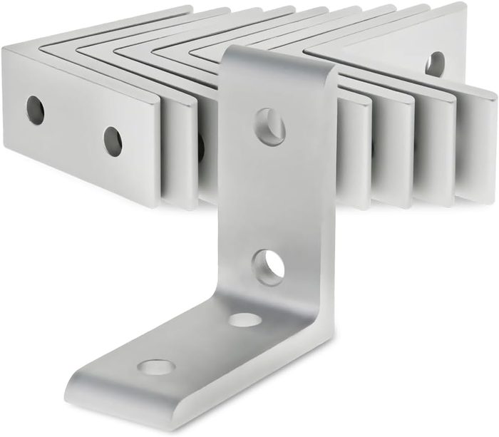 3"H x 3"L x 1.31"W Aluminum Inside Corner Mounting Bracket