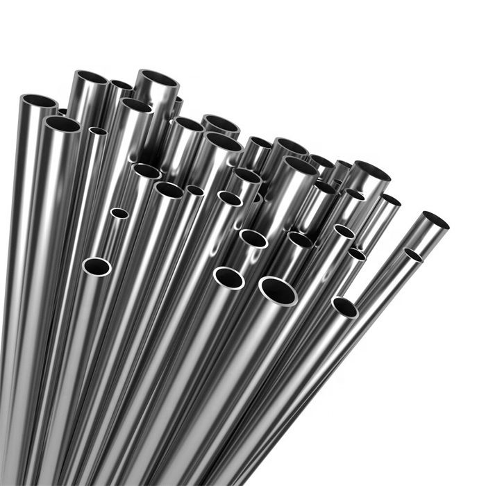 Black Round Stainless Steel Tube