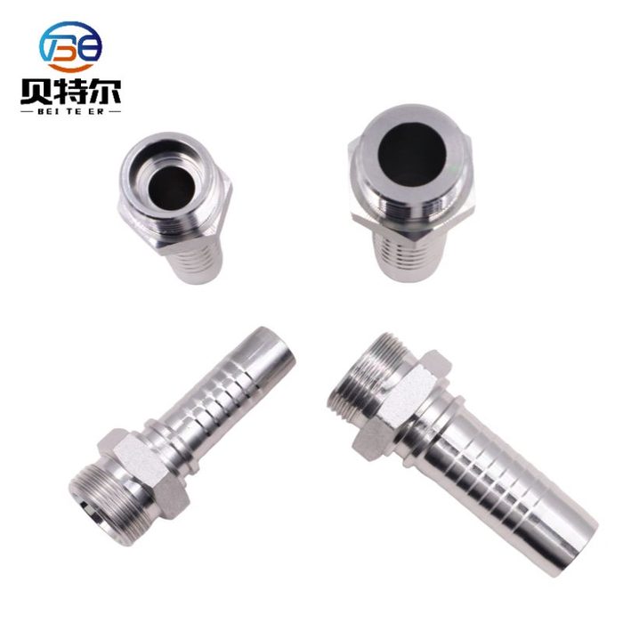 Straight Carbon Steel Galvanized JIC Fitting