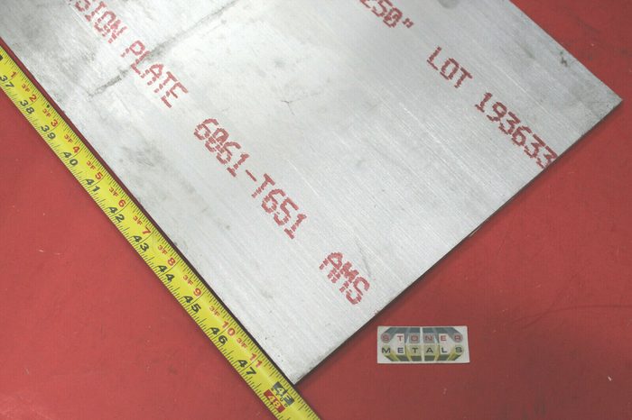 6061 Aluminum Plate - T651
