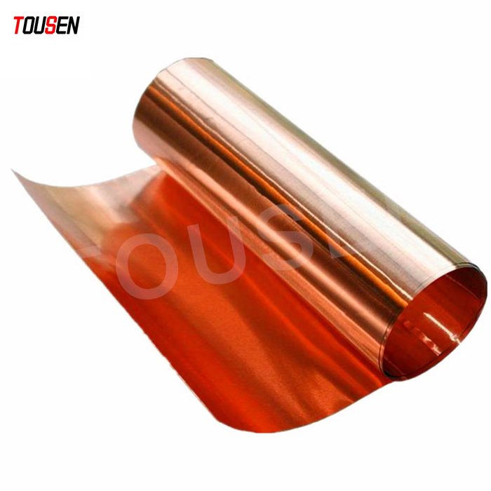 High Purity Copper Sheet 99.99% Red Rolled Coils 0.1