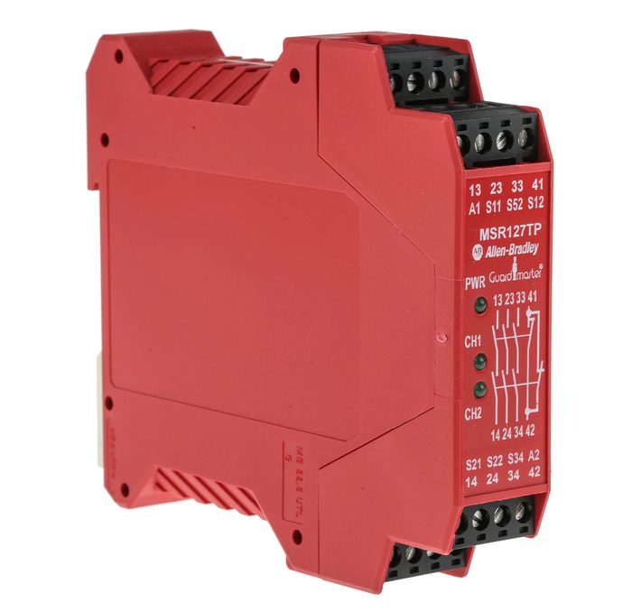 Single-Channel Safety Switch/Interlock Safety Relay 24V AC/DC