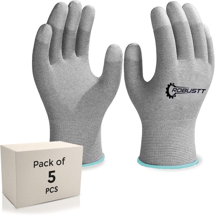 Durable Safety Gloves - Anti-Slip, Wear-Resistant, ESD