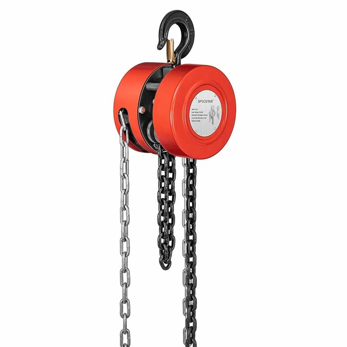Hand Chain Hoist 1 Ton 2200 Lbs Capacity 10