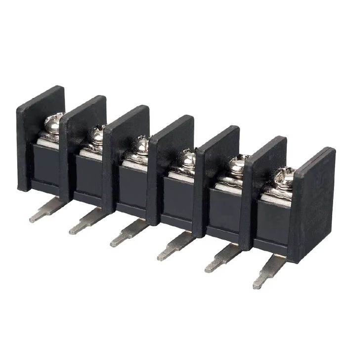 Terminal Block Barrier Strip, 6 Pole Solder Lug Type