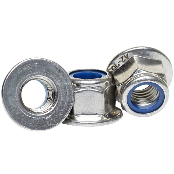 UNC A2 Stainless Steel Nyloc Nuts Nylon Insert Locking Nuts